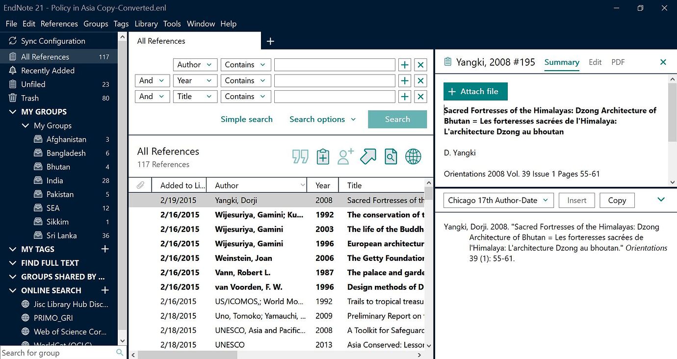 citation management